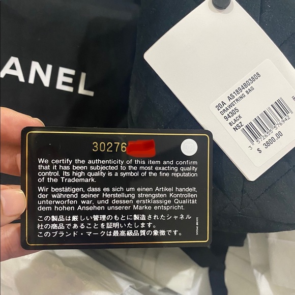 🌑🌑NWT Chanel Drawstring Bag🌑🌑SOLD - Picture 11 of 11